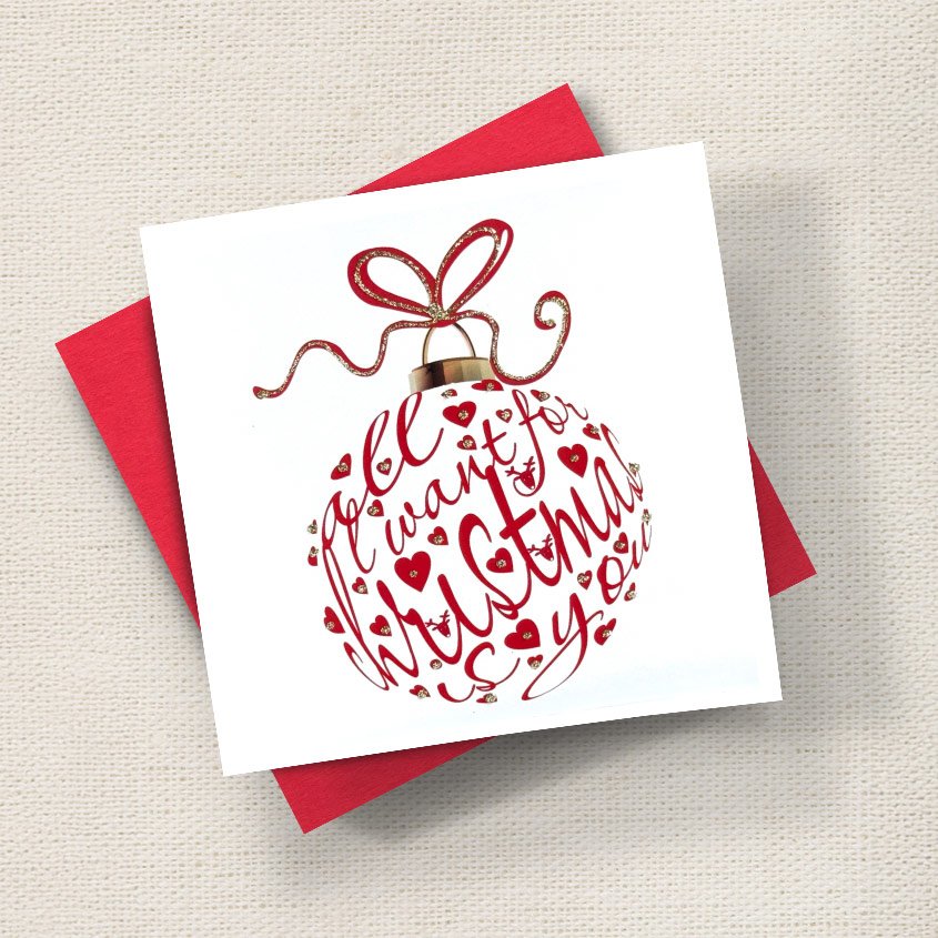 All I Want For Christmas Bauble
