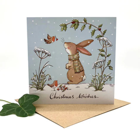 Christmas Rabbit Pack of 5 Christmas Cards