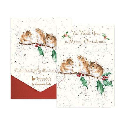 Christmas Mice Notecard Pack