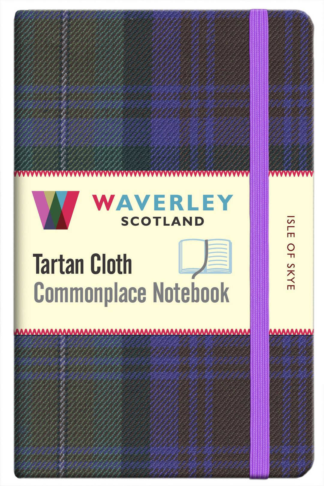 TARTAN CLOTH NOTEBOOK POCKET: ISLE OF SKYE