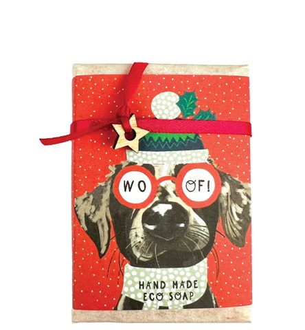 wo-of dog peppermint & poppyseed soap