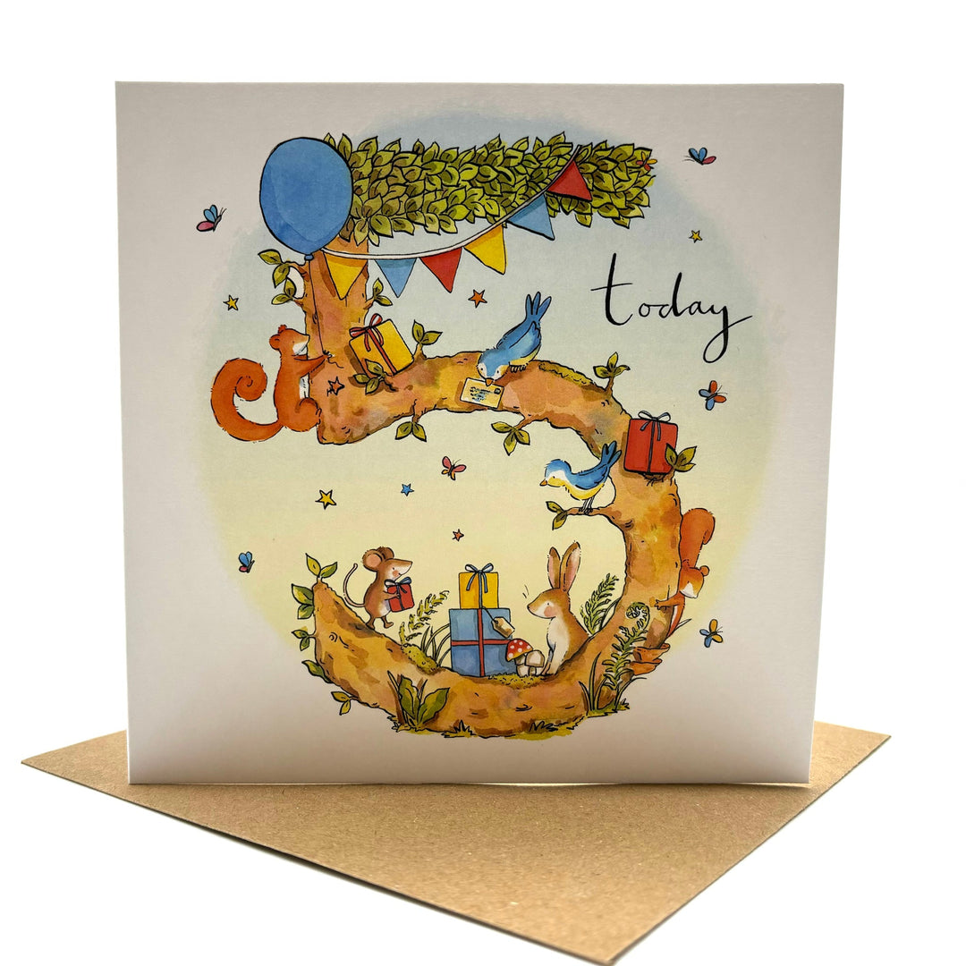 5th Birthday Woodland Rabbit