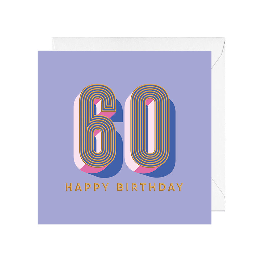 HAPPY BIRTHDAY 60