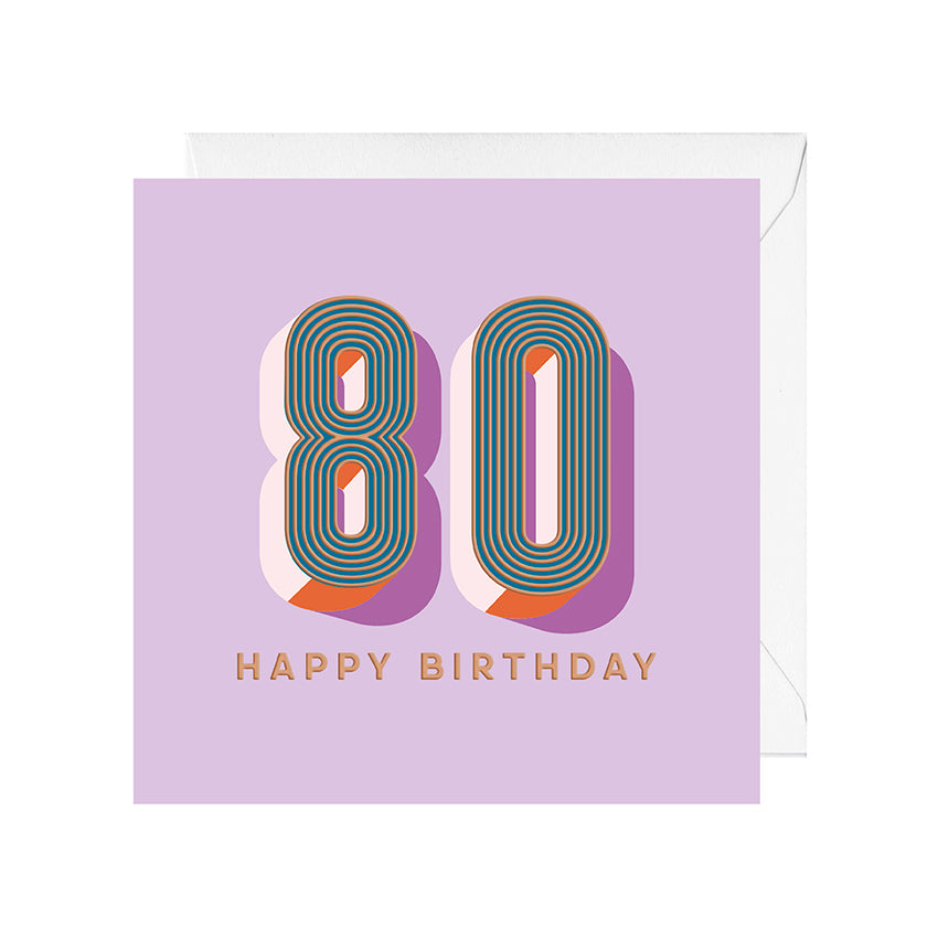 HAPPY BIRTHDAY 80