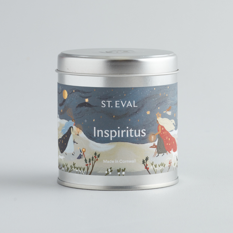 Inspiritus Scented Christmas, Scented Tin Candle