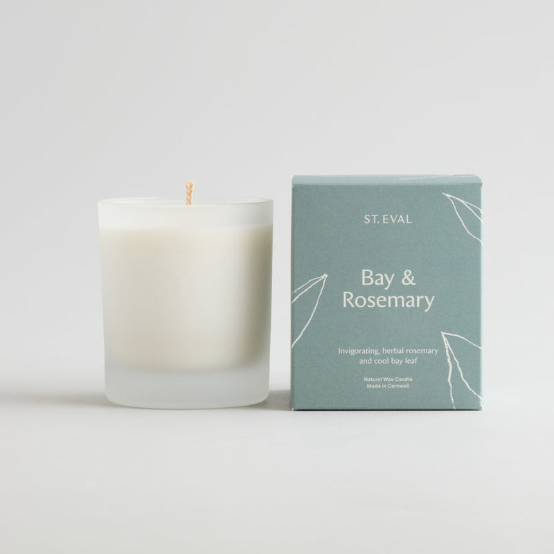 St. Eval Glass Candle Bay & Rosemary
