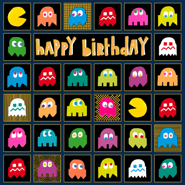 HAPPY BIRTHDAY GAME ICONS