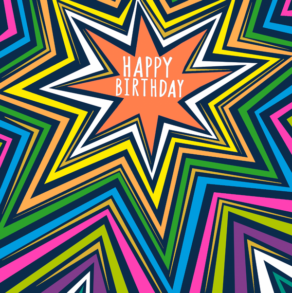 HAPPY BIRTHDAY STAR BEAMS