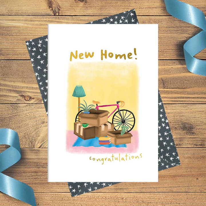 New Home - Bike and Boxes