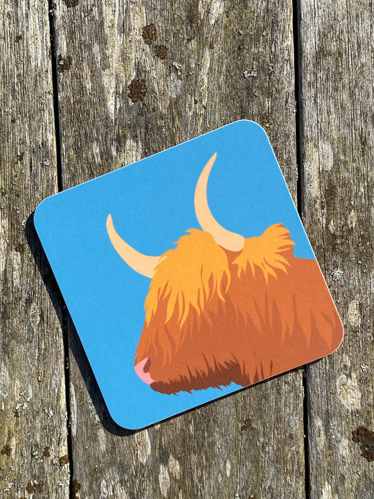 Highland Cow Coaster