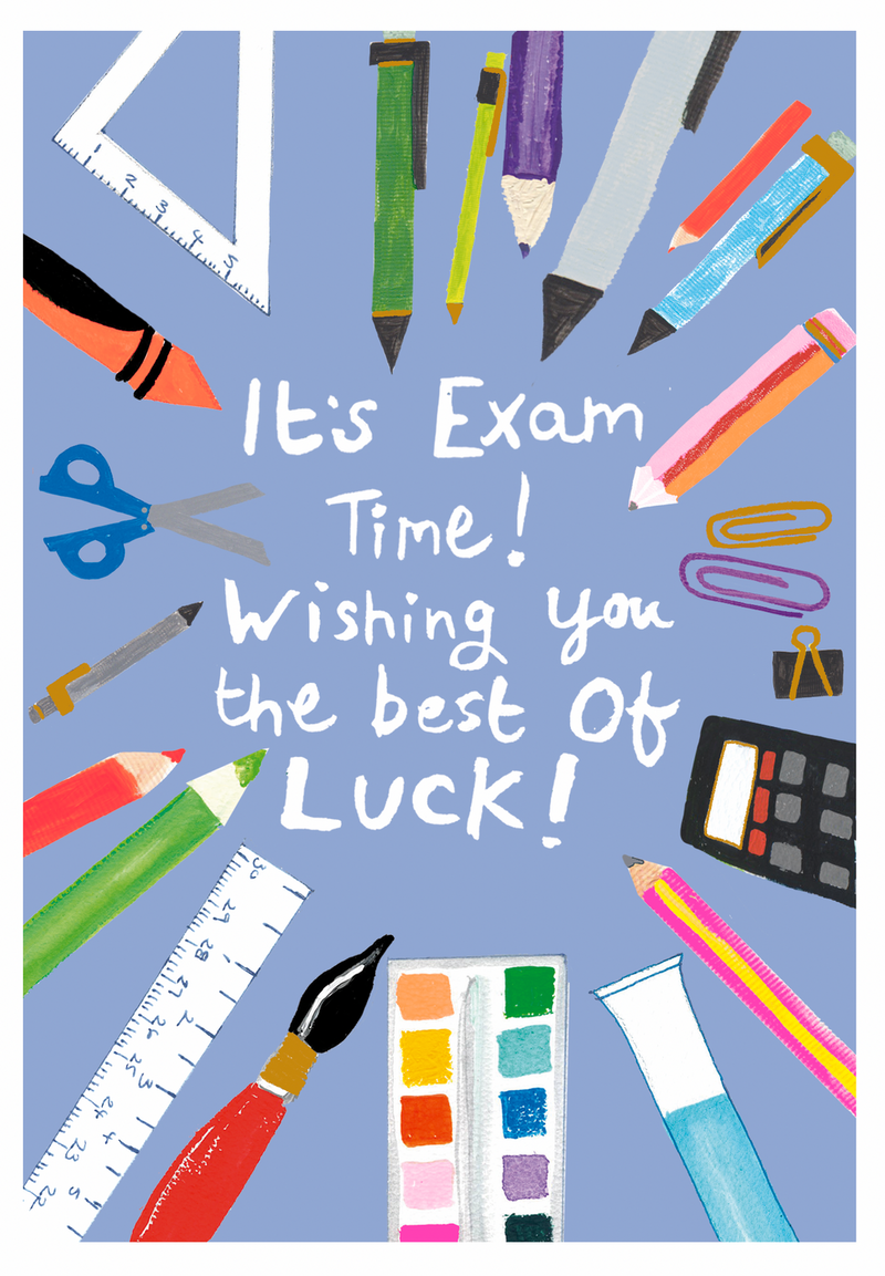 It’s exam time! Wishing you the best of luck