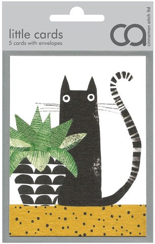 CAT & PLANT NOTECARD  PACK