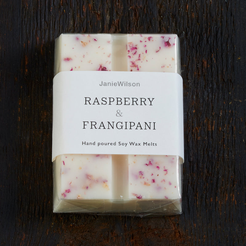 Rasberry & Frangipani wax melt bar