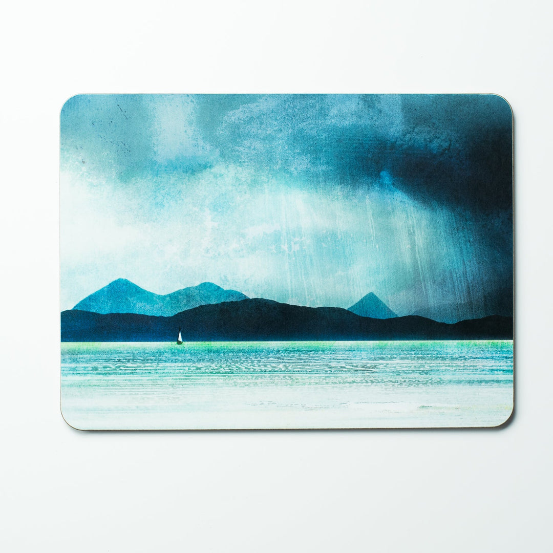 The Inner Sound Skye and Scalpay Cork Backed Table Mat