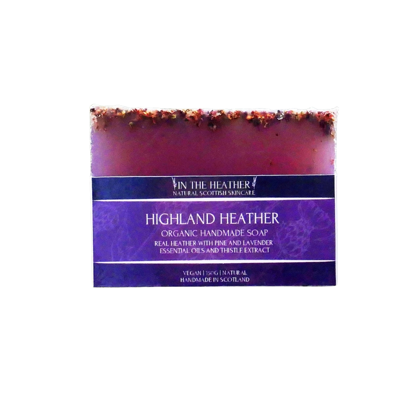 Scottish Organic Highland Heather Bar Soap 150g