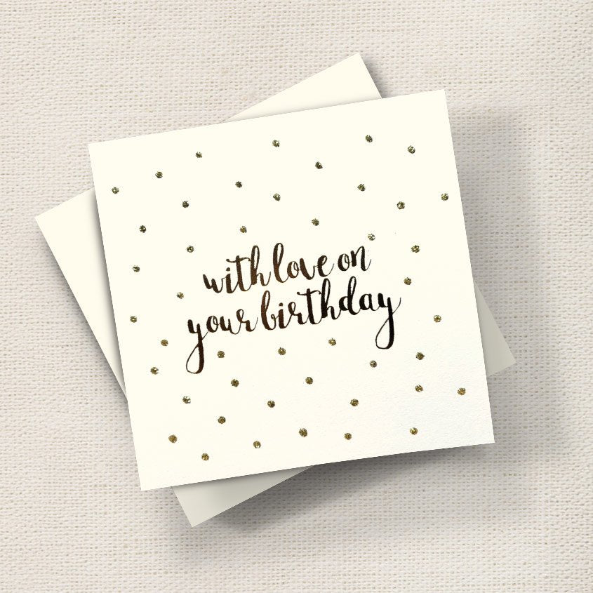 With Love on Your Birthday