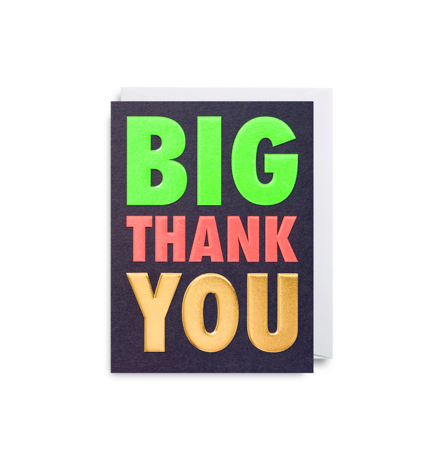 Big Thank You