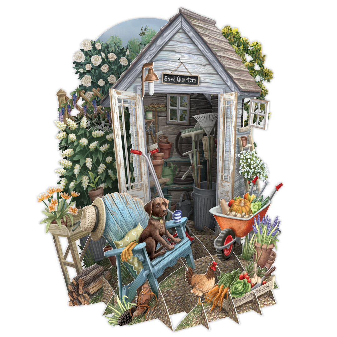 Shed Quarters 3D Pop Up