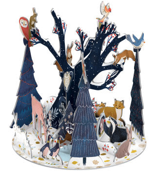 Hollow Tree Hideaway 3D Pop & Slot Advent