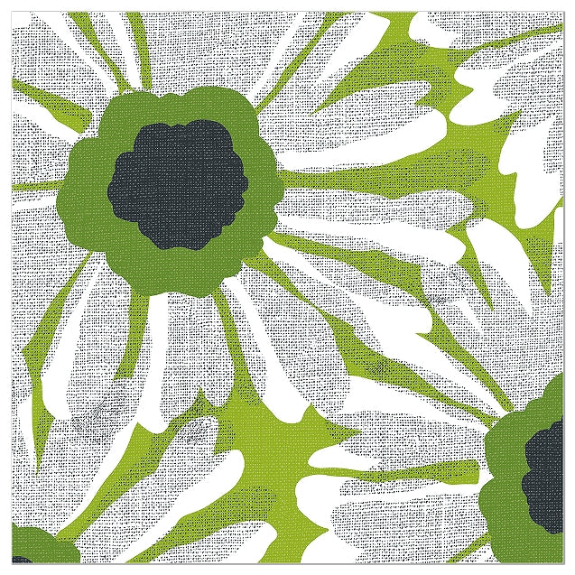 Green Flower Napkin