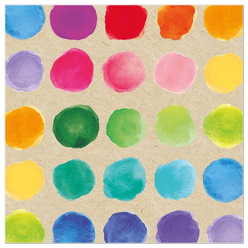 Rainbow Dots Napkin