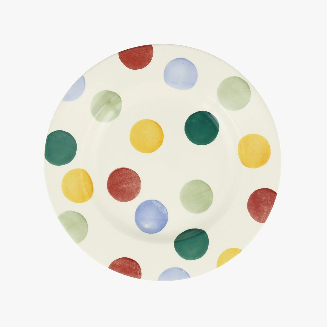 Big Polka Dots 8 1/2 Inch Plate