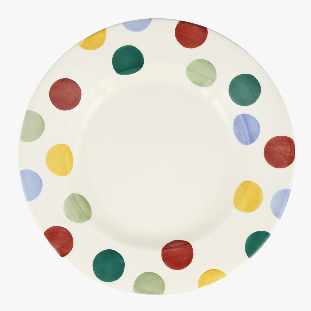 Big Polka Dots 10 1/2 Inch Plate