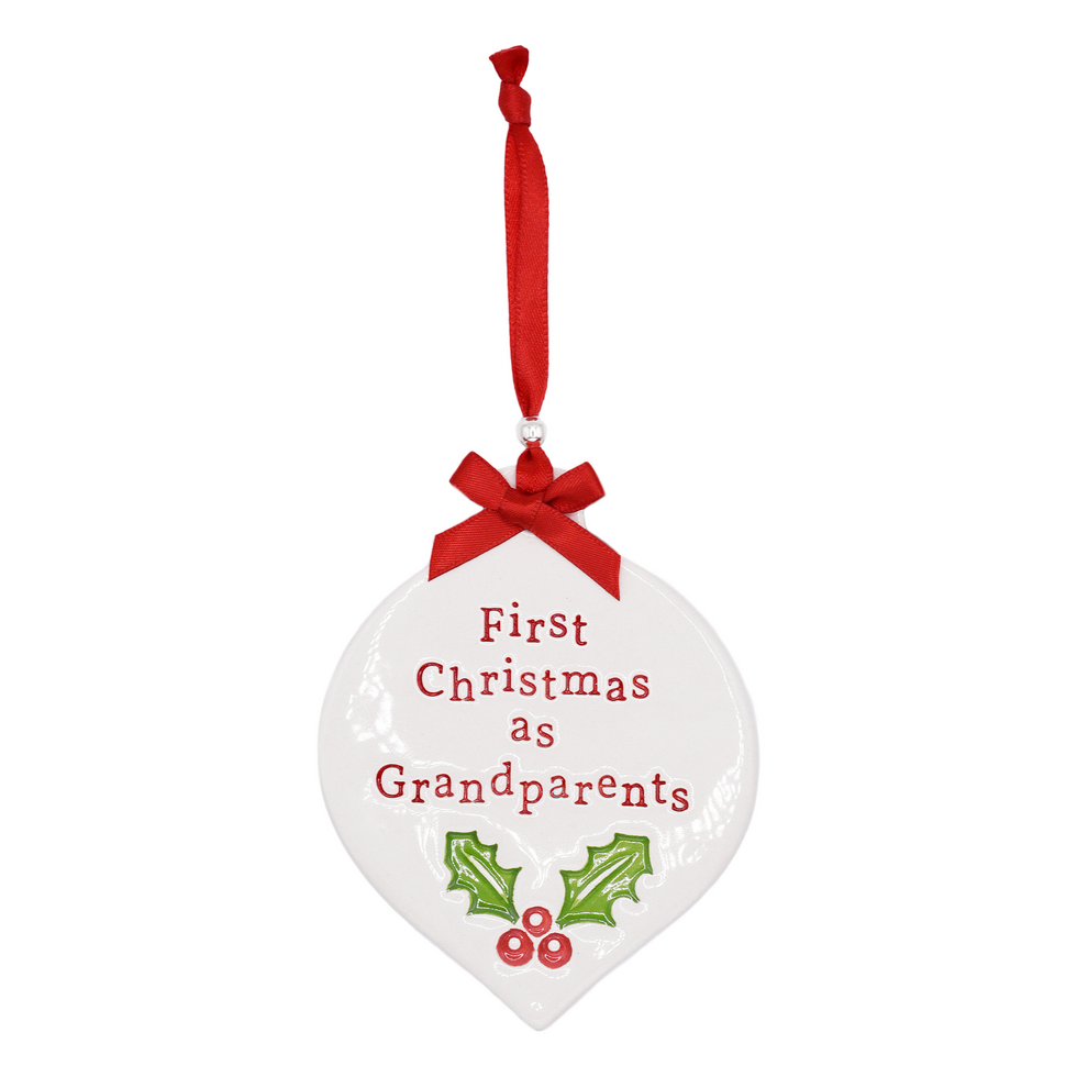 First Christmas as Grandparents Bauble