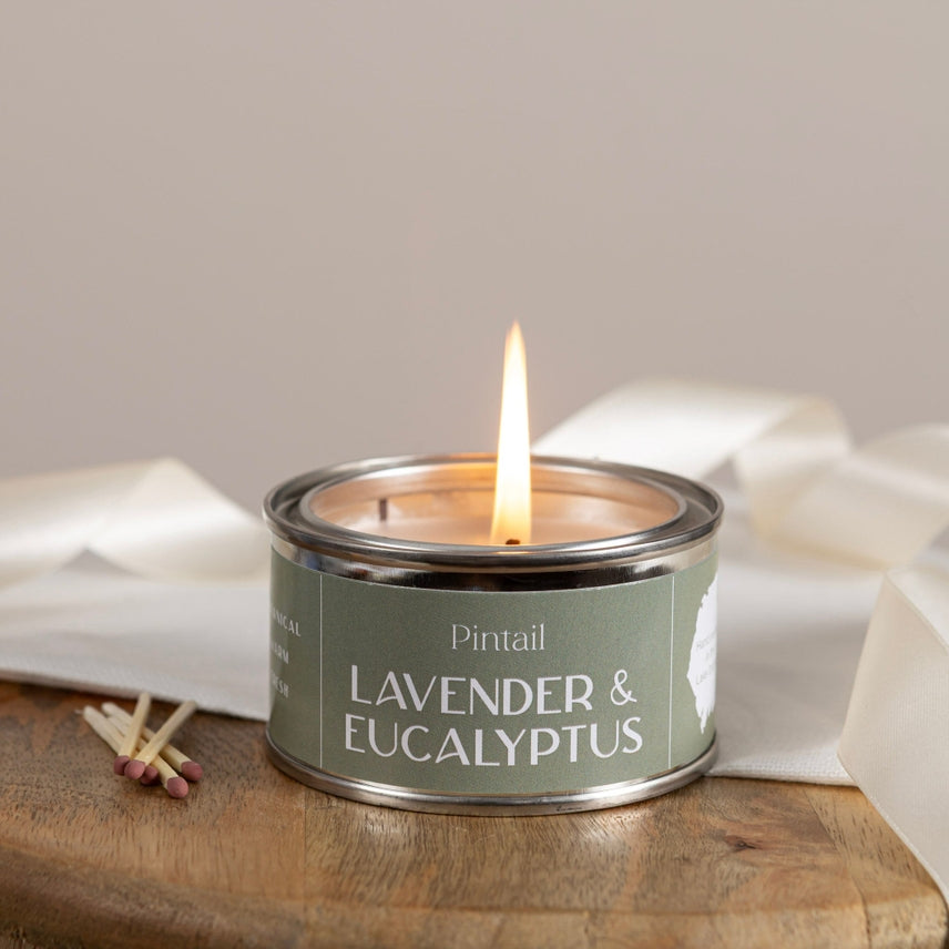 Lavender & Eucalyptus Paint Pot Candle