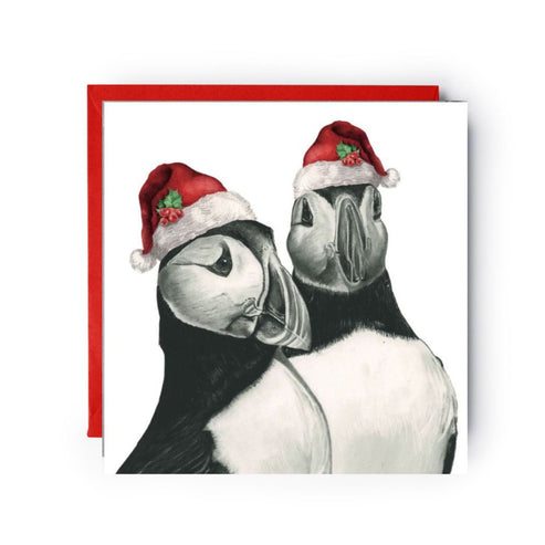 Festive Puffins