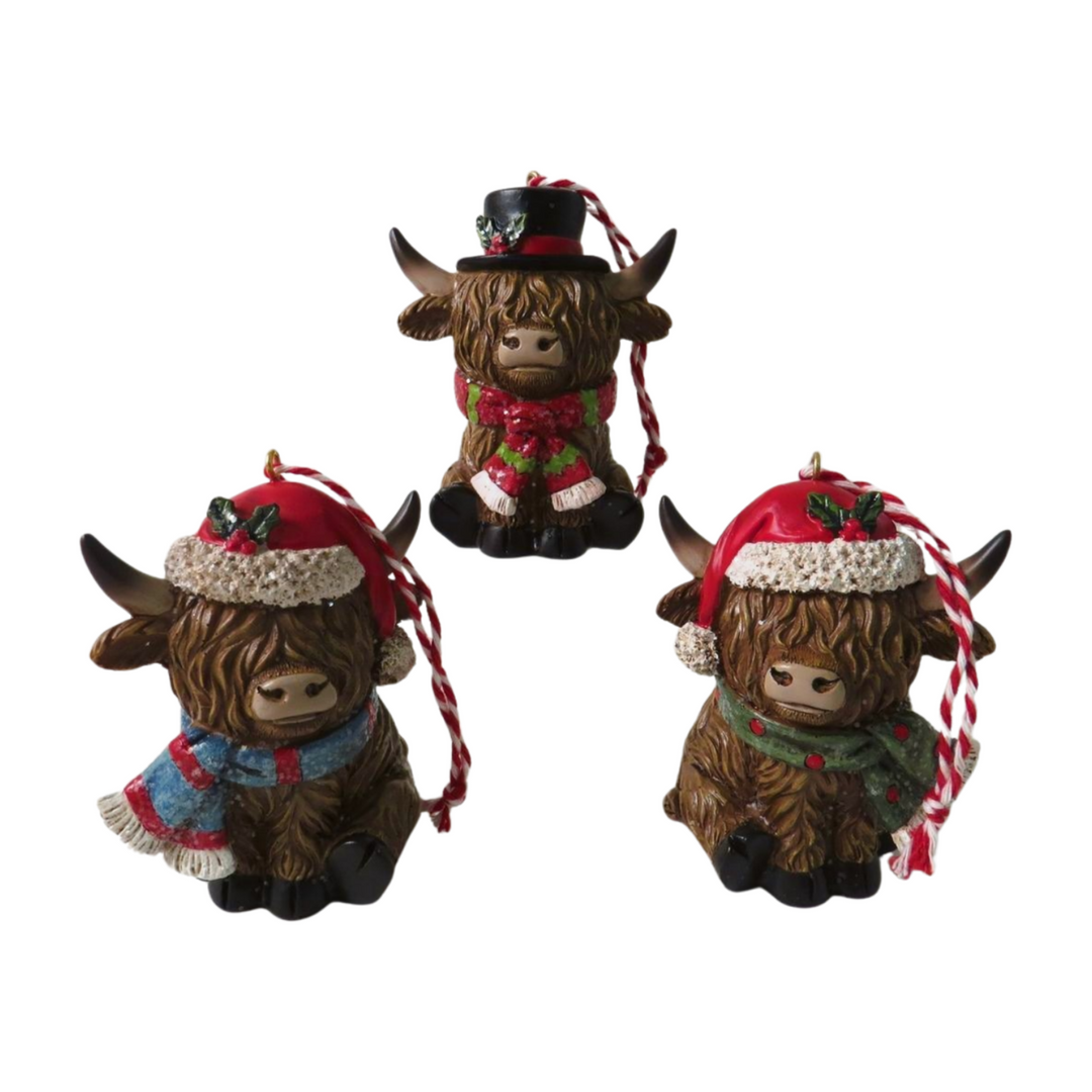 HIGHLAND COW DECORATION