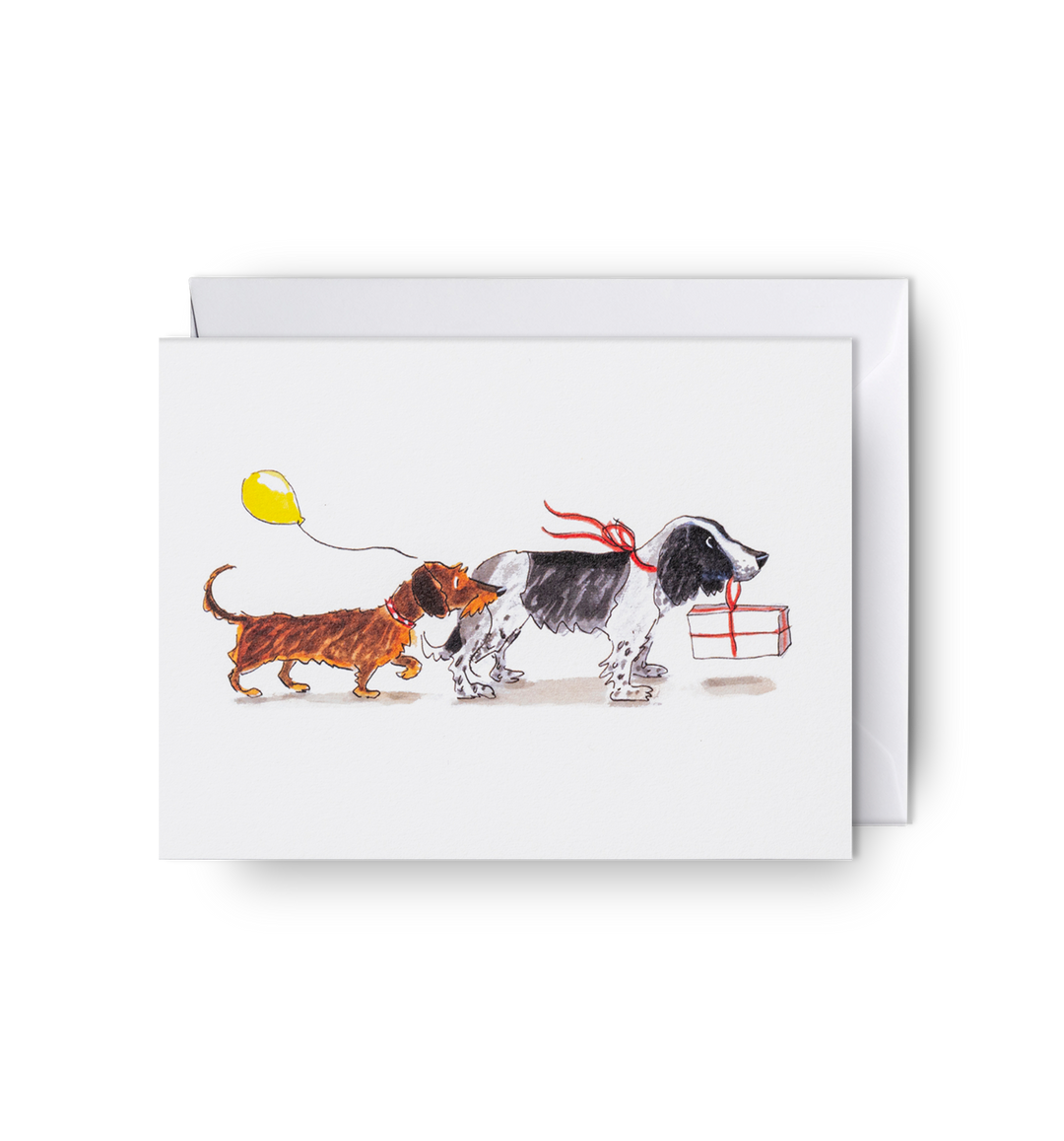 Party Guests Dog Illustration