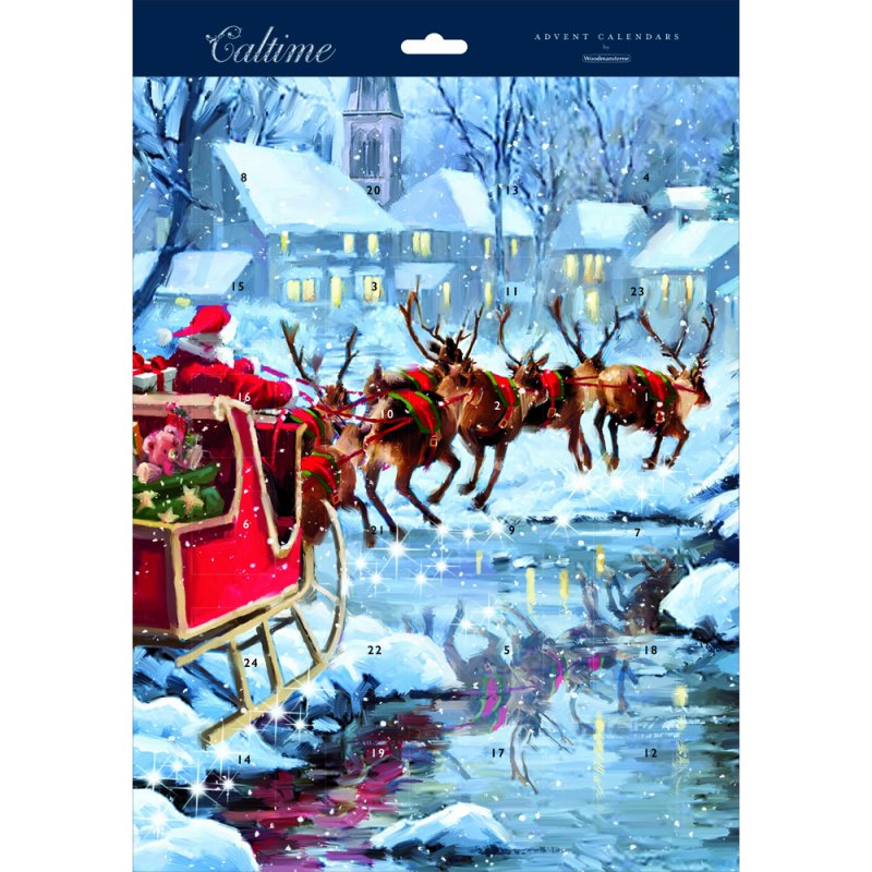 Santa's Sleigh Advent Calendar
