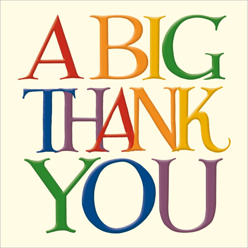 Big Thank You