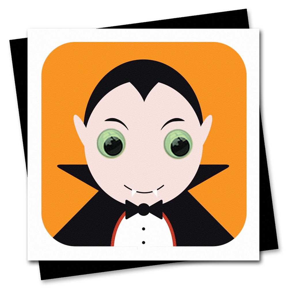 Dracula Halloween Card