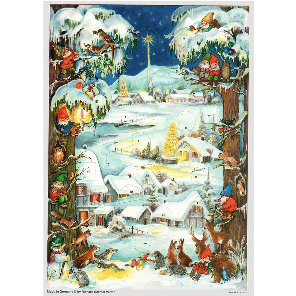 Winter Village Advent Calendar