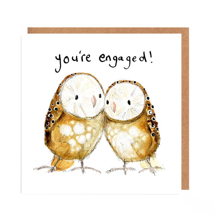 Pair of Owls You're Engaged