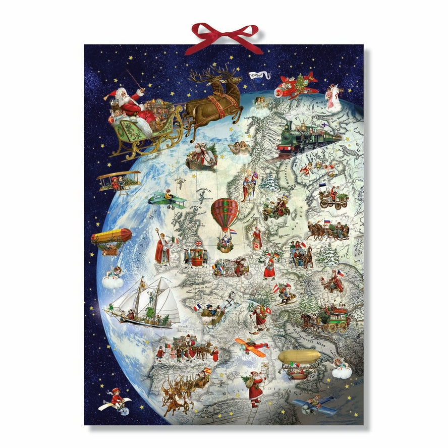 Giving Gifts on Christmas Eve Traditional Advent Calendar