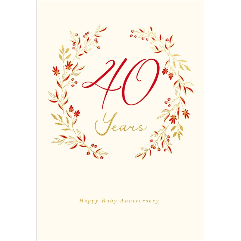 40th Wedding Anniversary