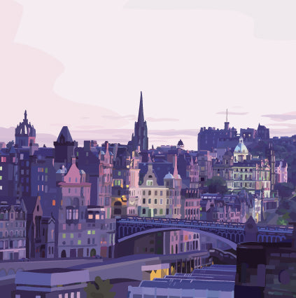 Edinburgh postcard