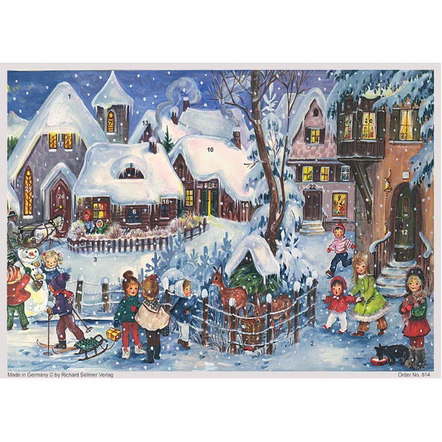 It's Snowing Advent Calendar A4