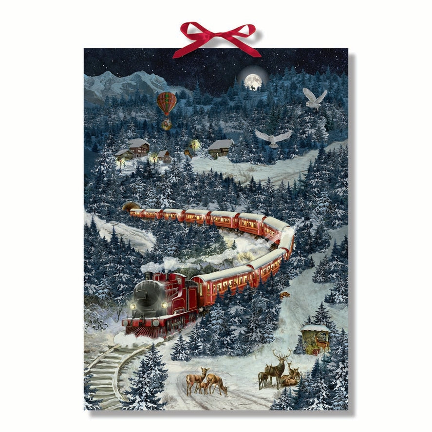 Magical Winter Express Christmas Large Advent Calendar