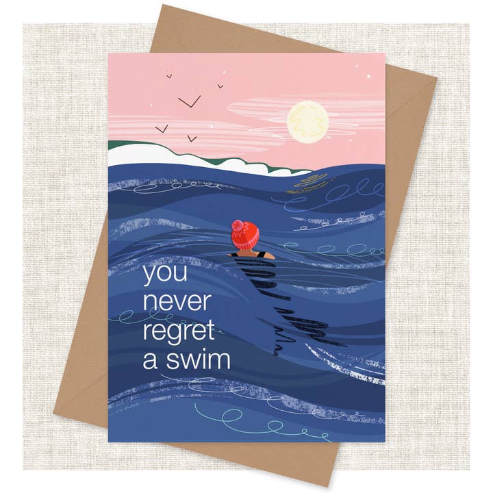 You never regret a swim