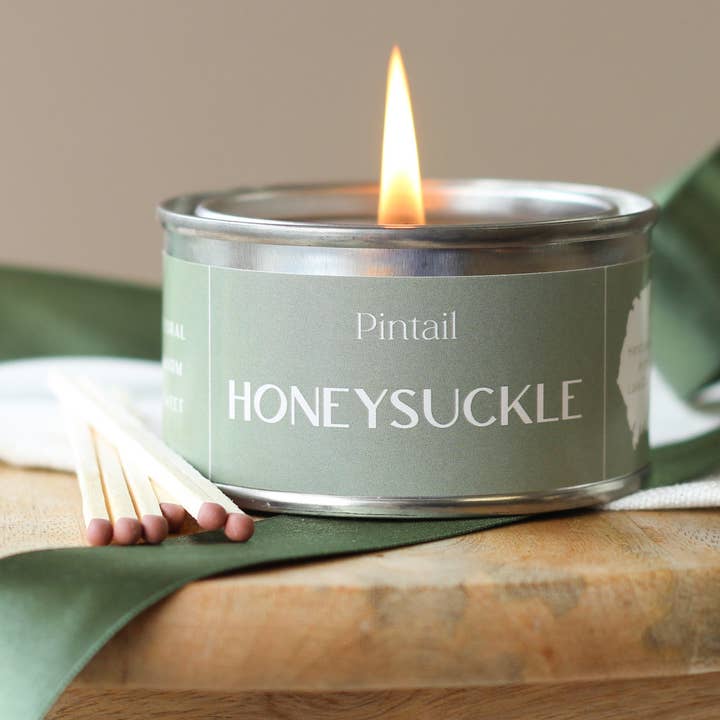 Honeysuckle Paint Pot Candle