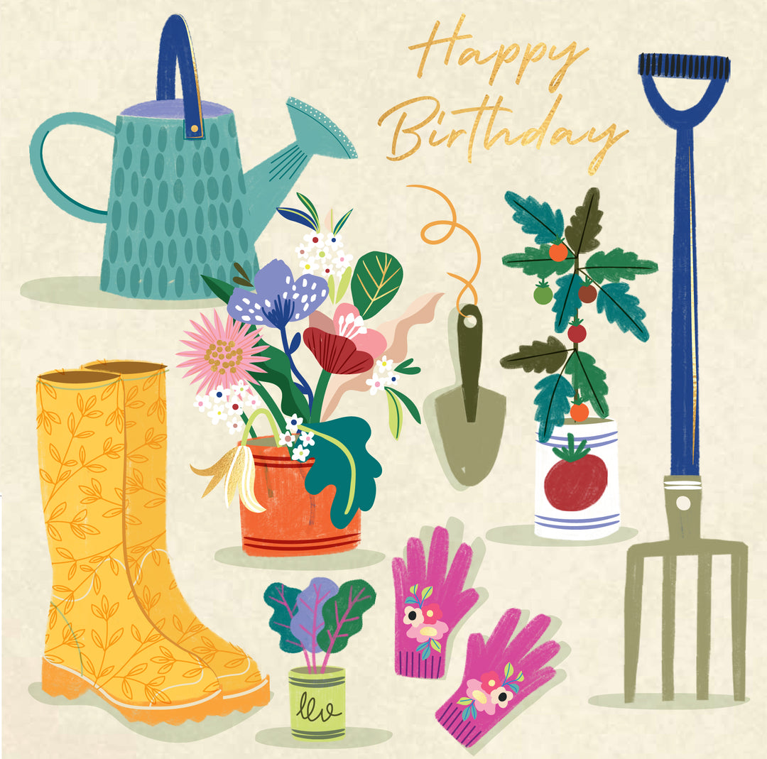 Happy Birthday Gardening