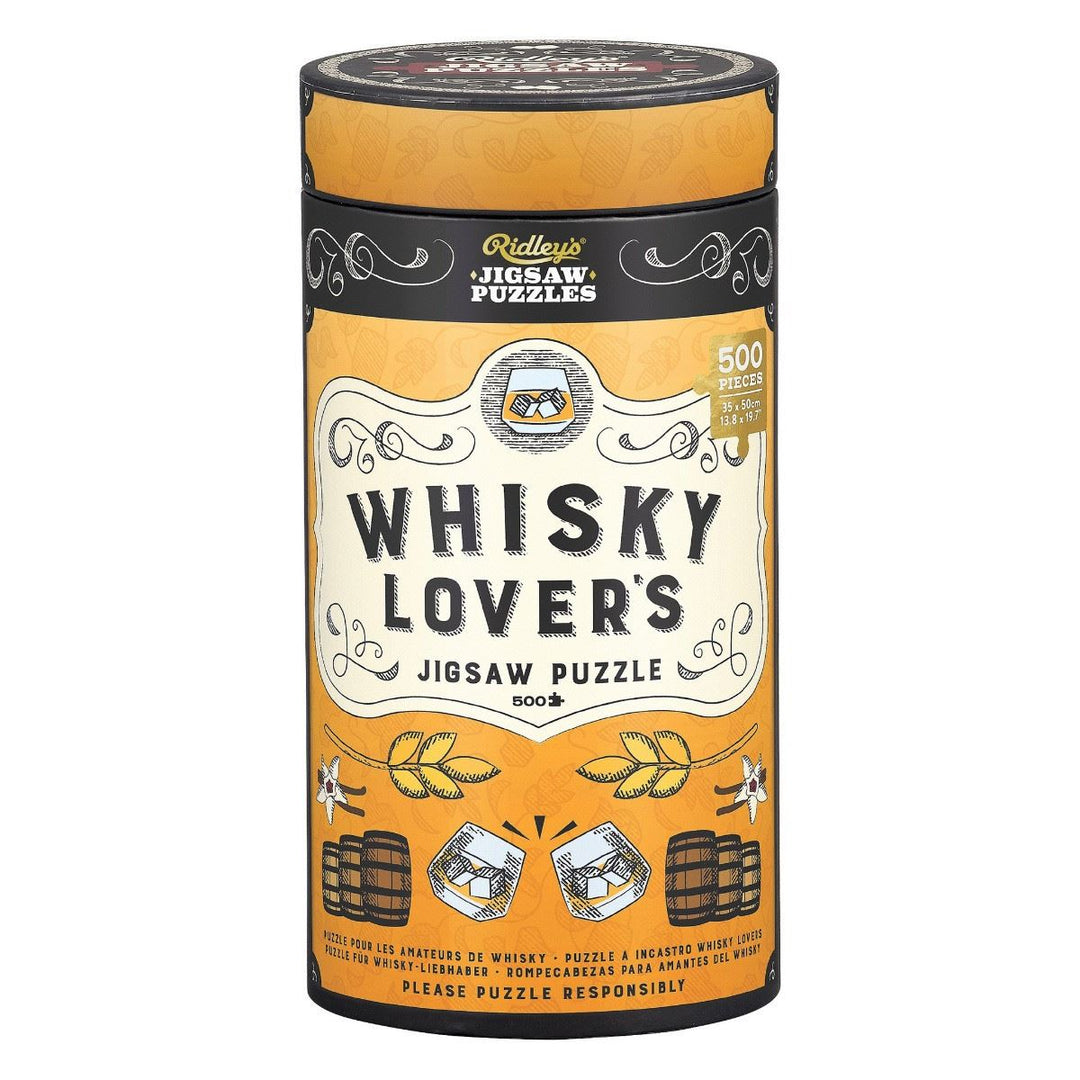 WHISKY LOVERS 500 PIECE JIGSAW PUZZLE