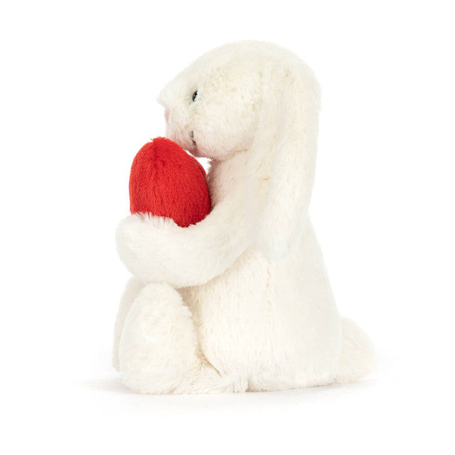 Bashful Red Love Heart Bunny Original