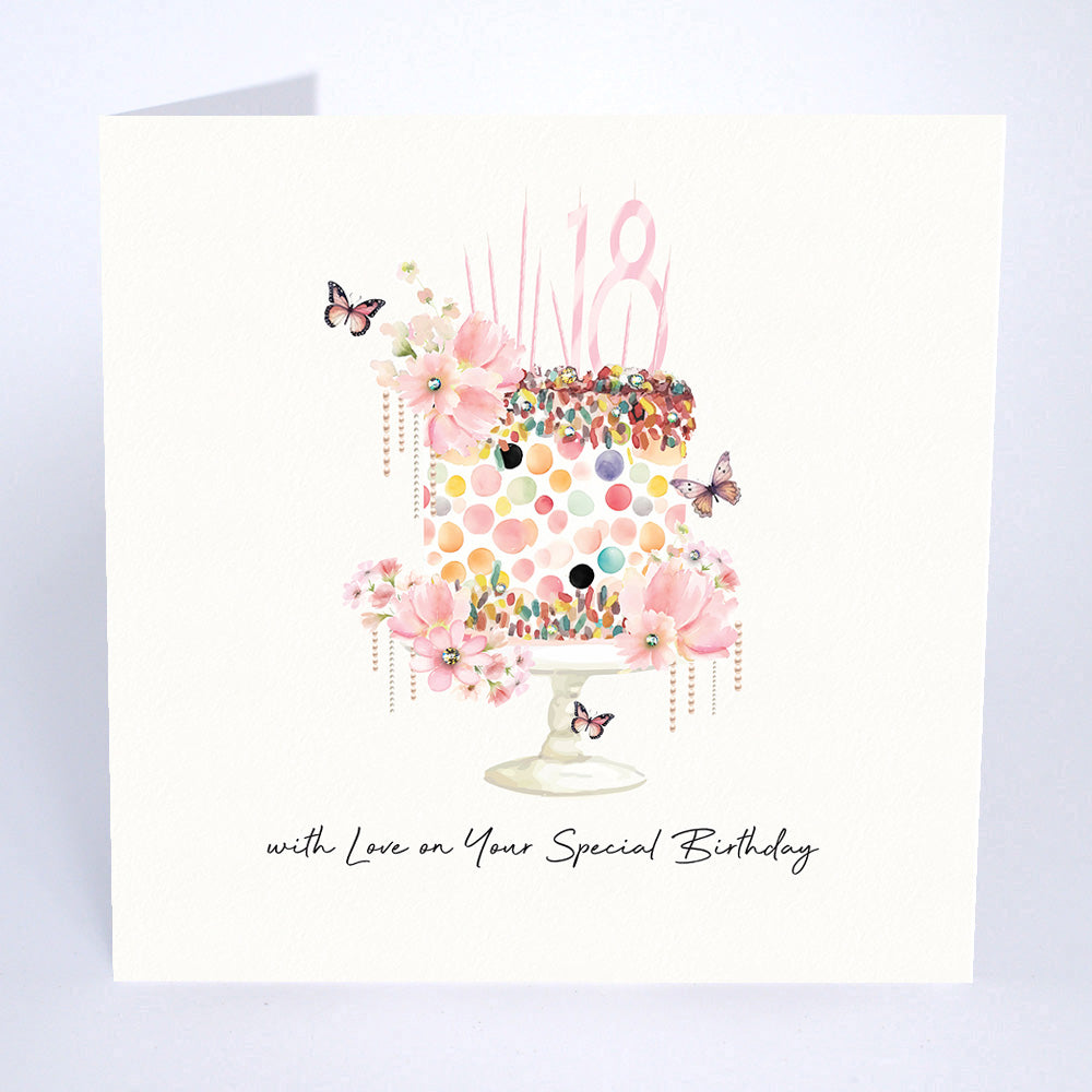18 with Love on Your Special Birthday