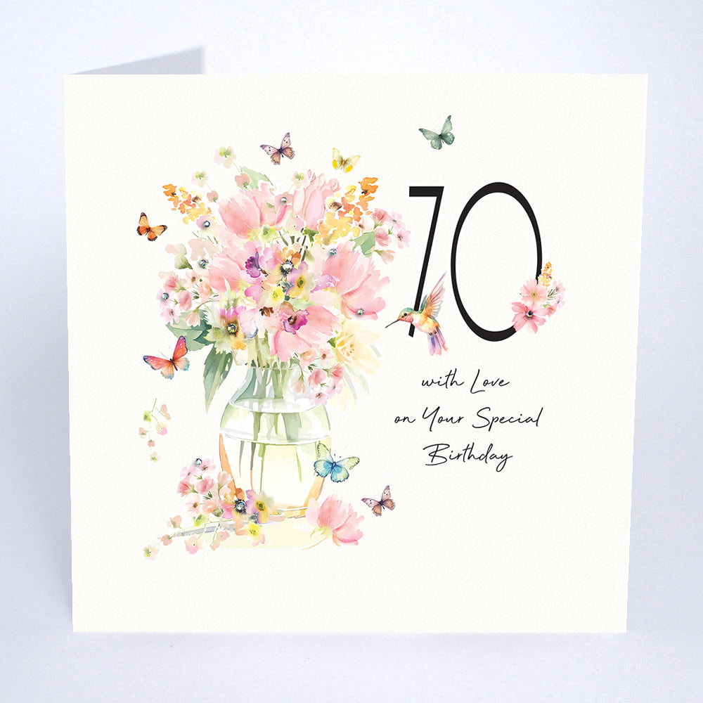 70 with Love on Your Special Birthday