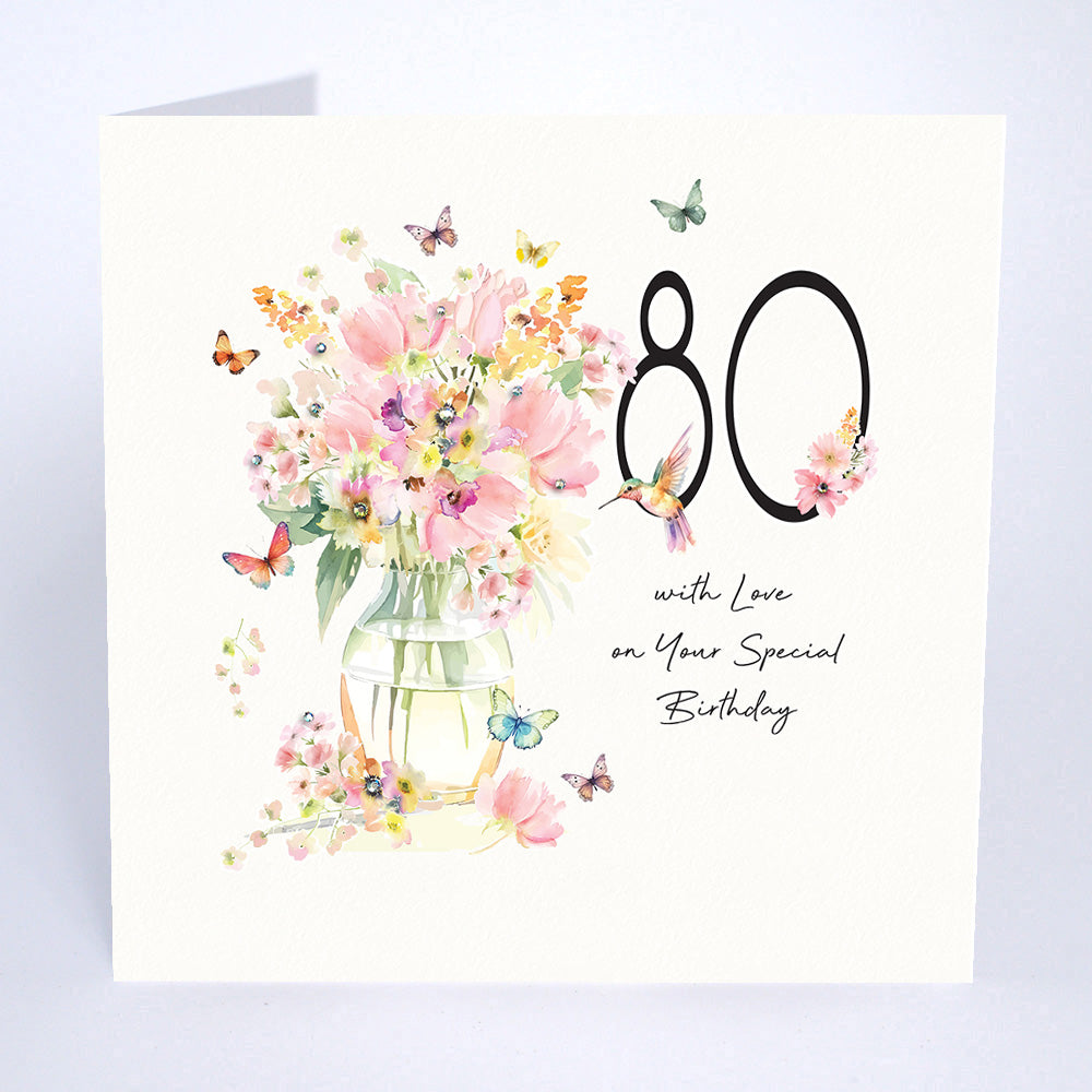 80 with Love on Your Special Birthday